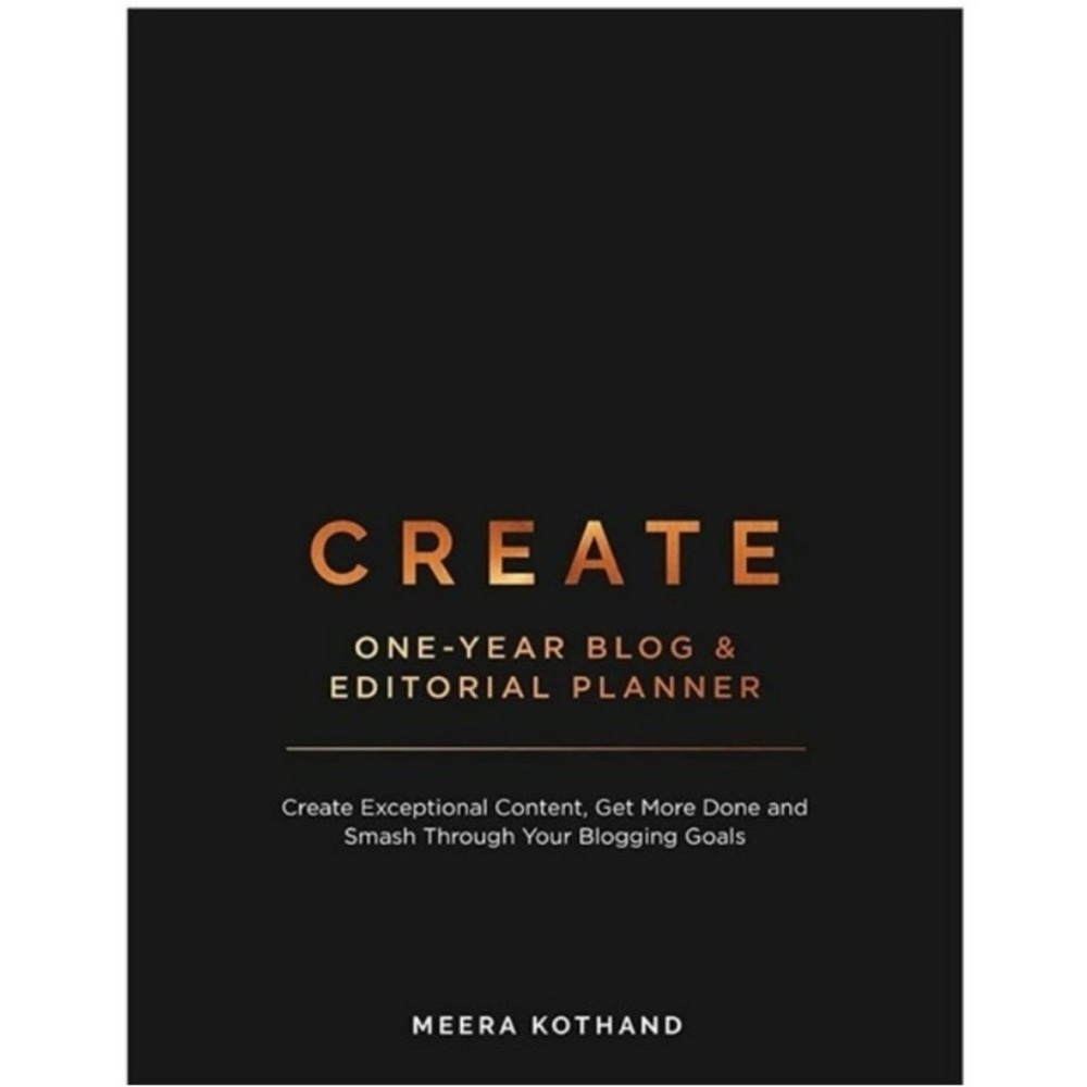 Content planner workbook editorial blogging goals create on year calendar blog
